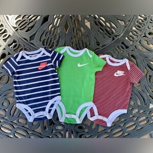 3 Nike onsies NWOT size 6m